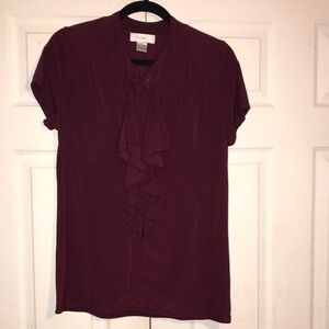 Women's Emma & Olive Ruffled Top